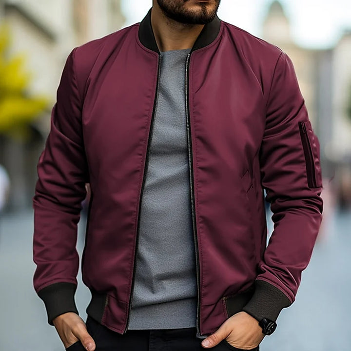 Henry | Men’s Bomber Jacket with Zip Pocket