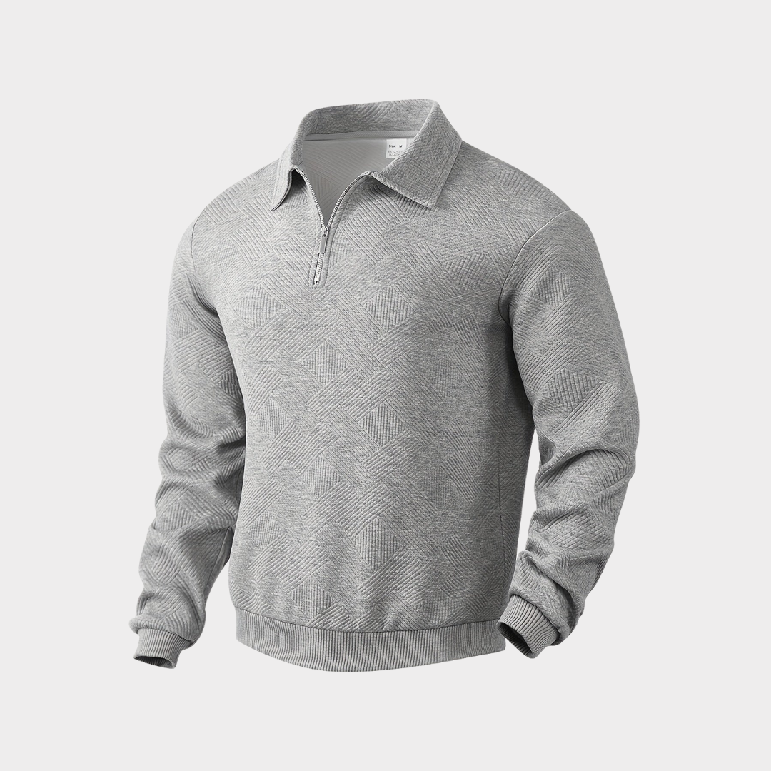 Daniel | Men’s Premium Textured Quarter Zip Top