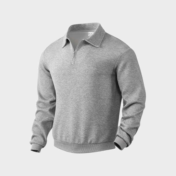 Daniel | Men’s Premium Textured Quarter Zip Top