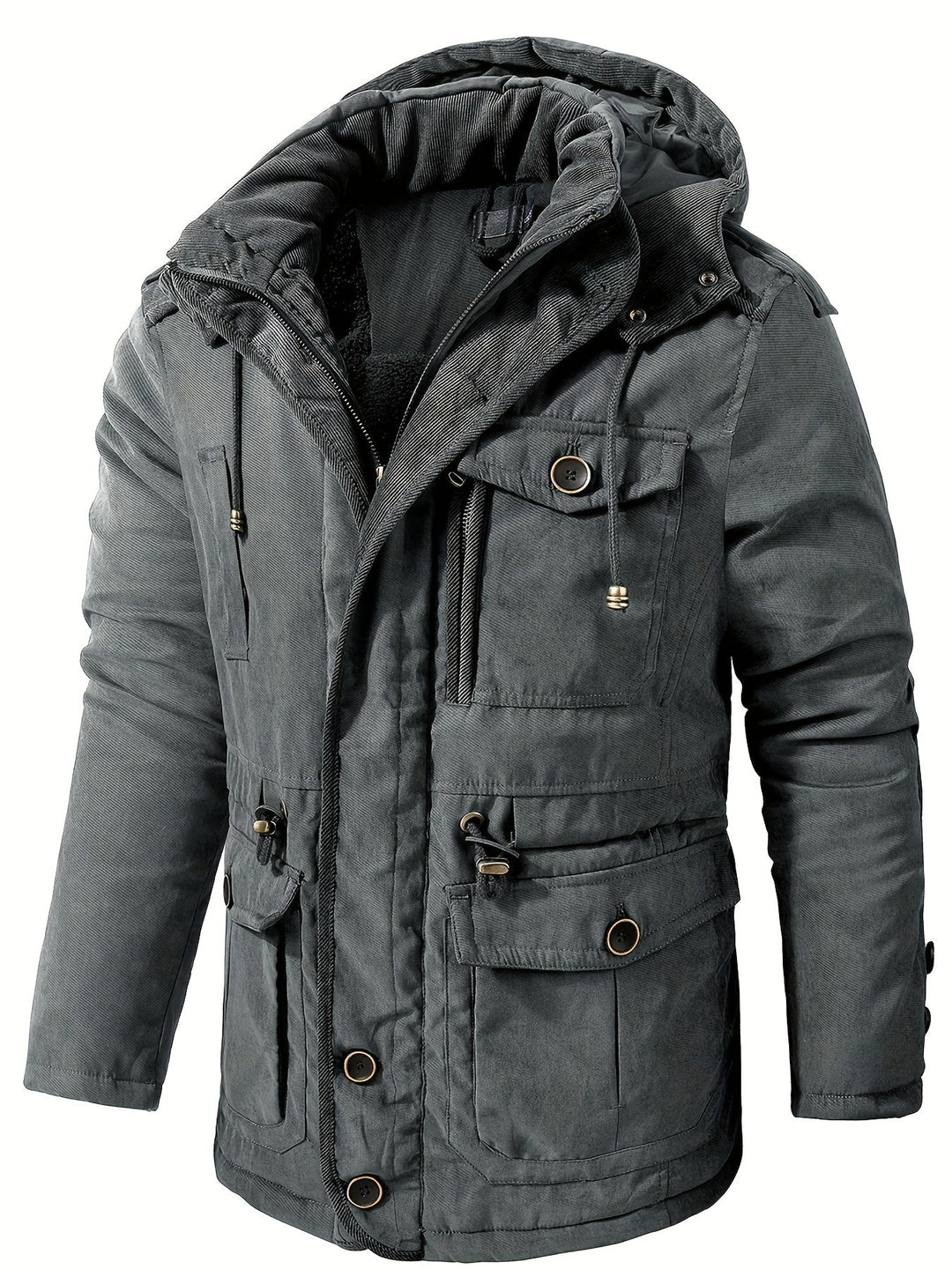 Toby | Men’s Classic Zip-Up Heavy Winter Jacket