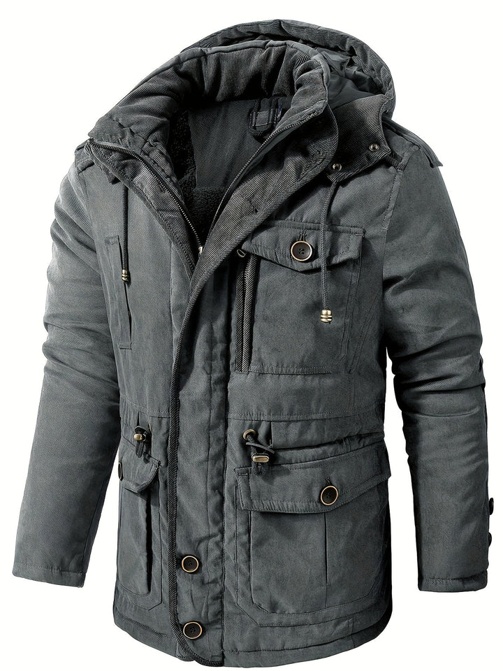 Toby | Men’s Classic Zip-Up Heavy Winter Jacket
