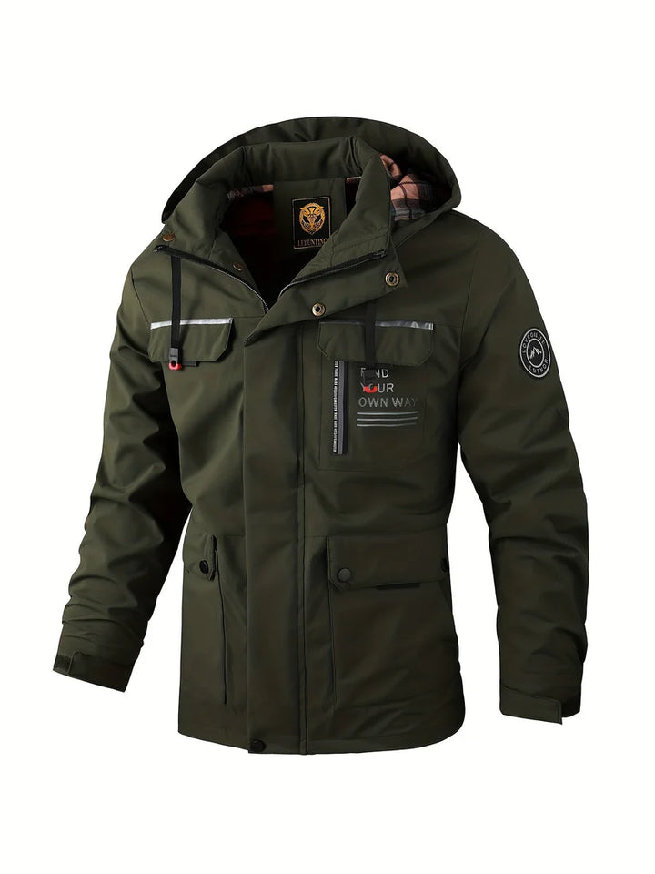 Angelica | Men’s Waterproof Winter Jacket with Hood