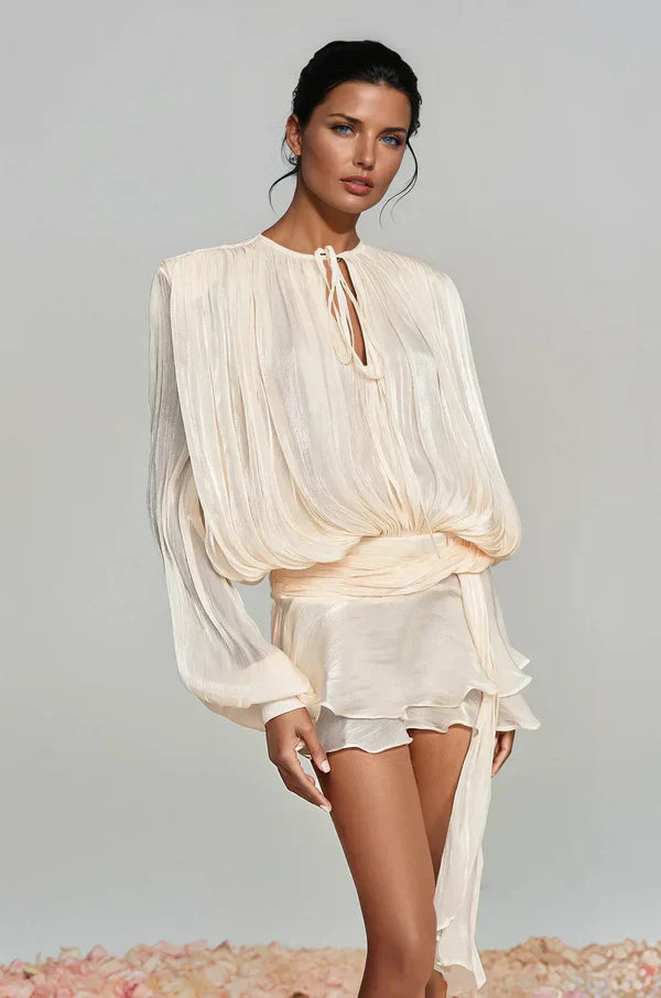 Aminah |  Ruffle Mini Dress