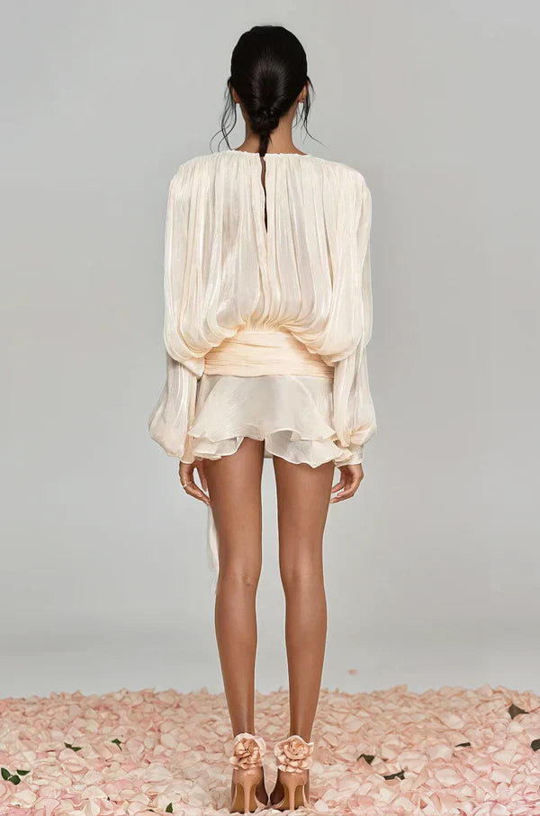 Aminah |  Ruffle Mini Dress