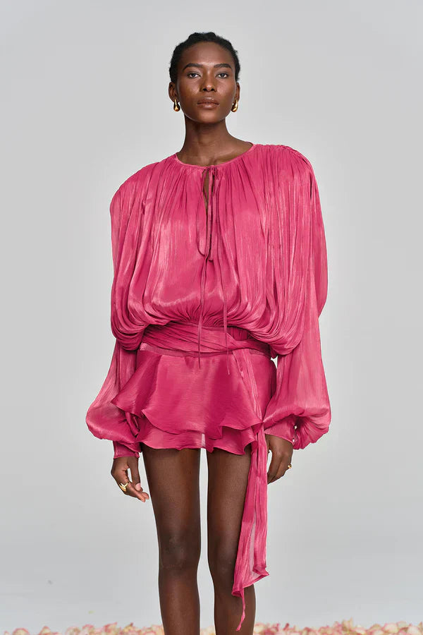 Aminah |  Ruffle Mini Dress