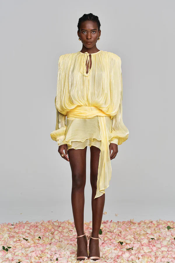 Aminah |  Ruffle Mini Dress
