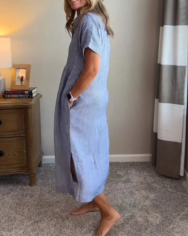 Gemma | Striped Maxi Dress