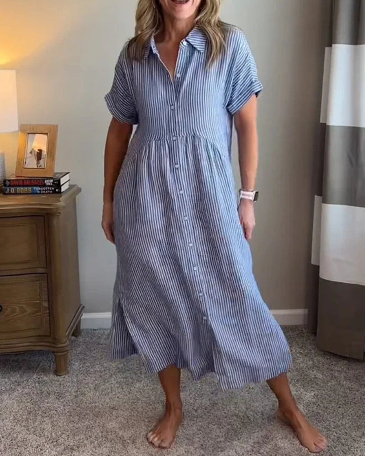 Gemma | Striped Maxi Dress