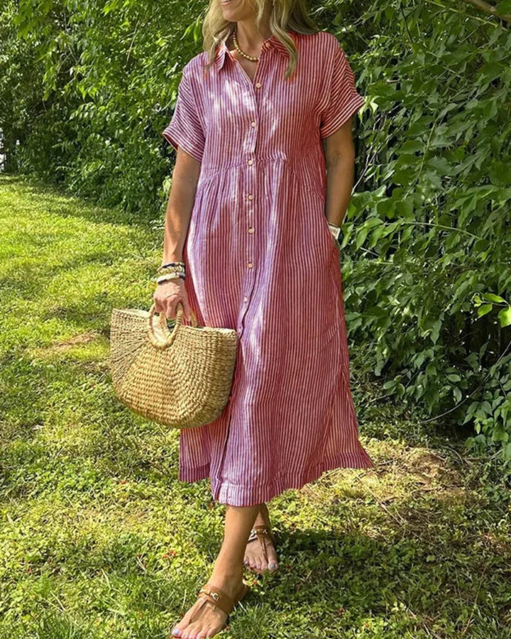 Gemma | Striped Maxi Dress
