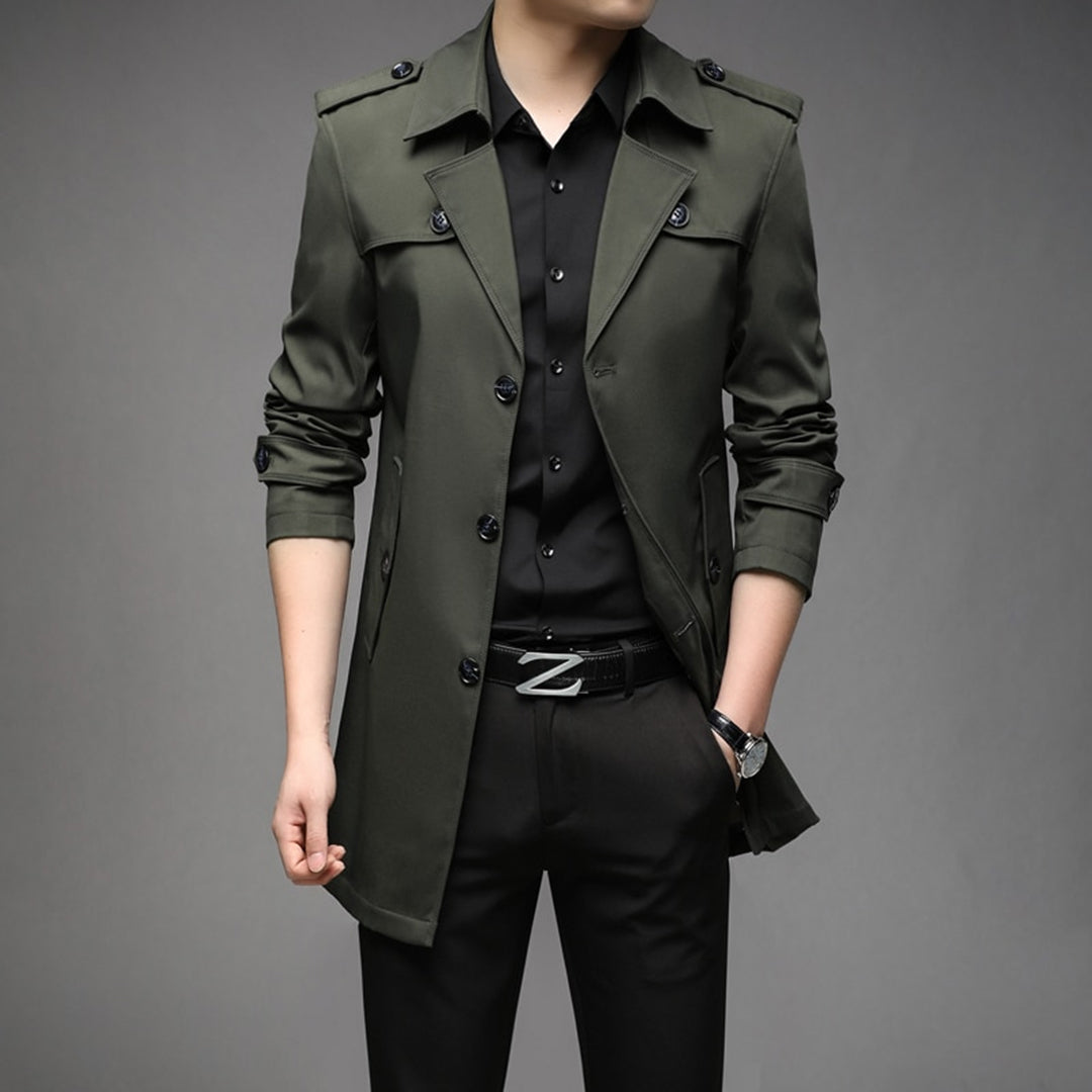 George | Men’s Classic Double-Breasted Trench Coat