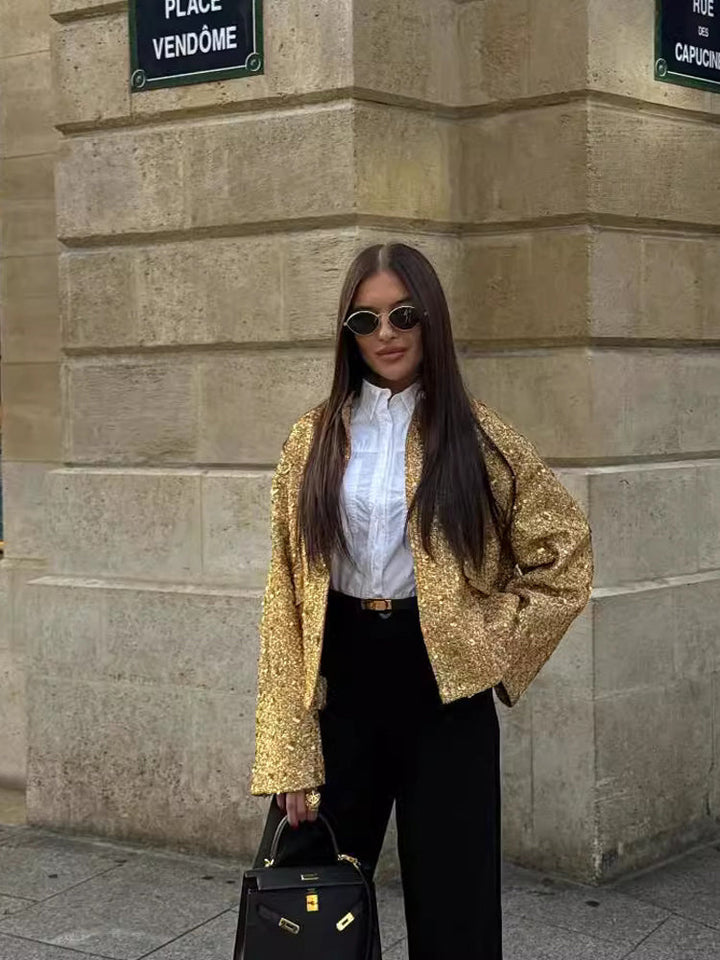 Alice | Winter Women’s Textured Jacket with Pockets