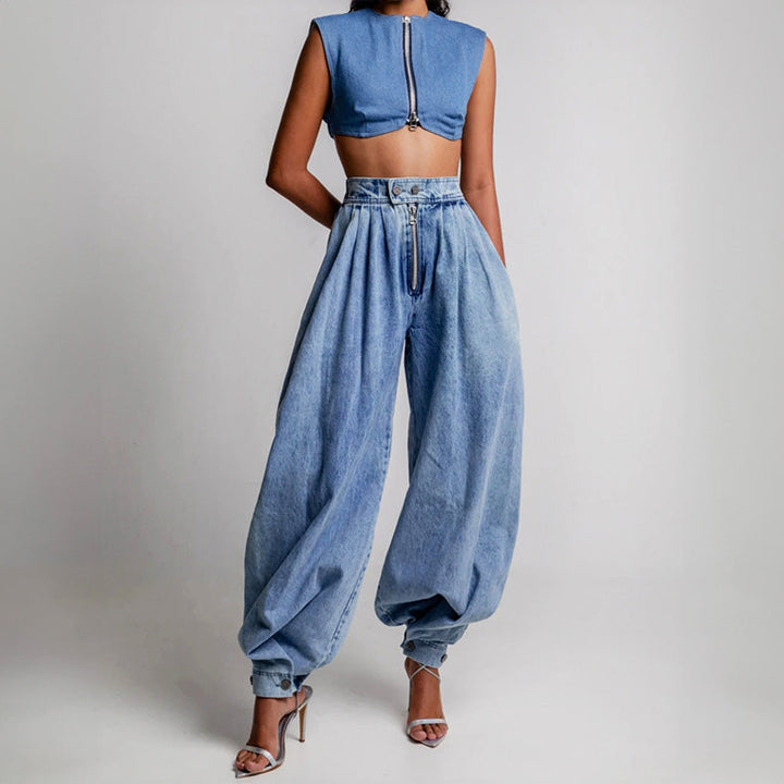 Mila | Women's High Waist Balloon Jeans
