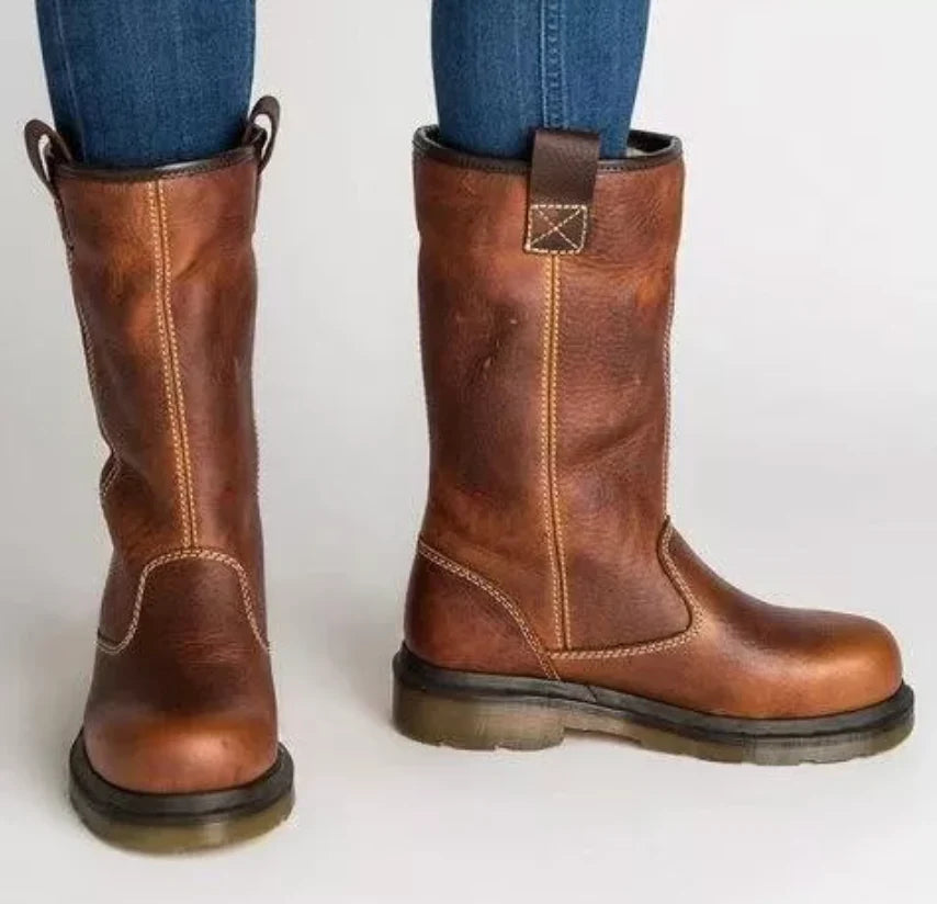 Glazel | Lined Leather Boots