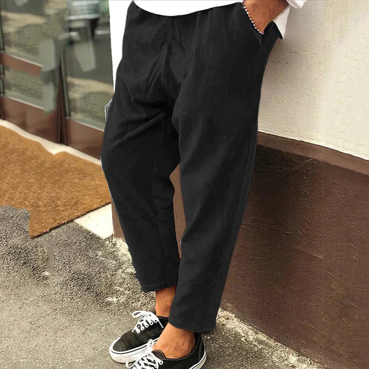 James | Men Relaxed Fit Ankle Casual Pants