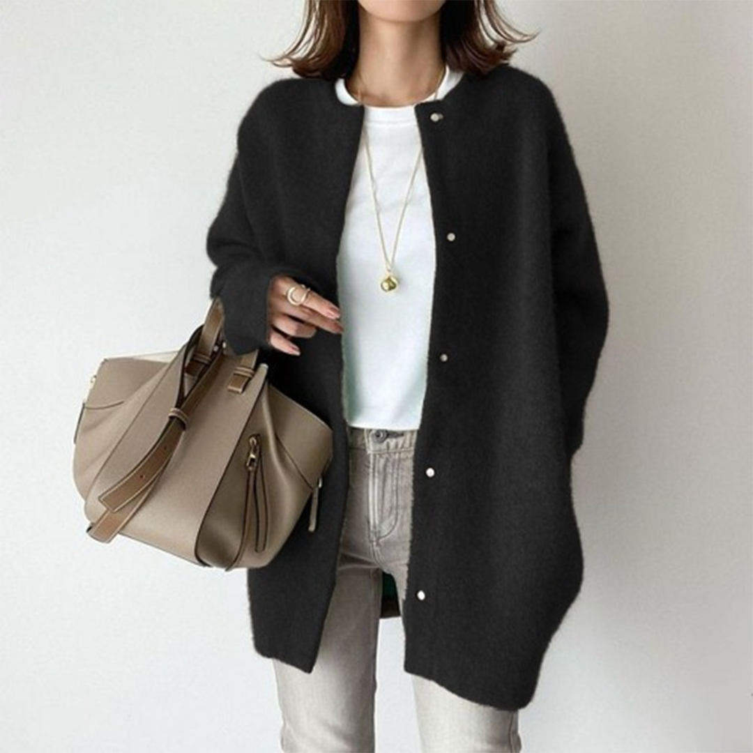Catherine | Women’s Soft Relaxed Fit Long Cardigan