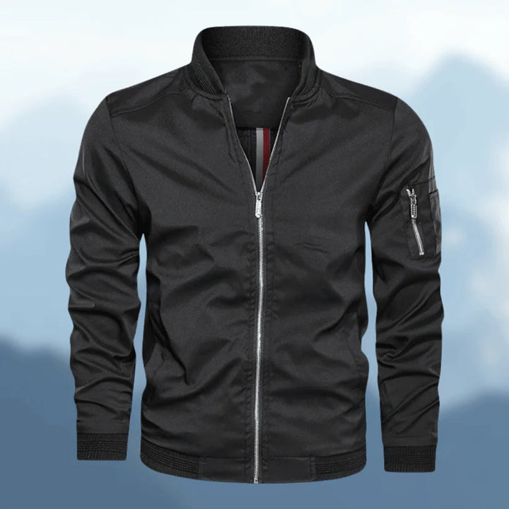 Nicholas | Sleek Zip-Up Bomber Jacket for Men