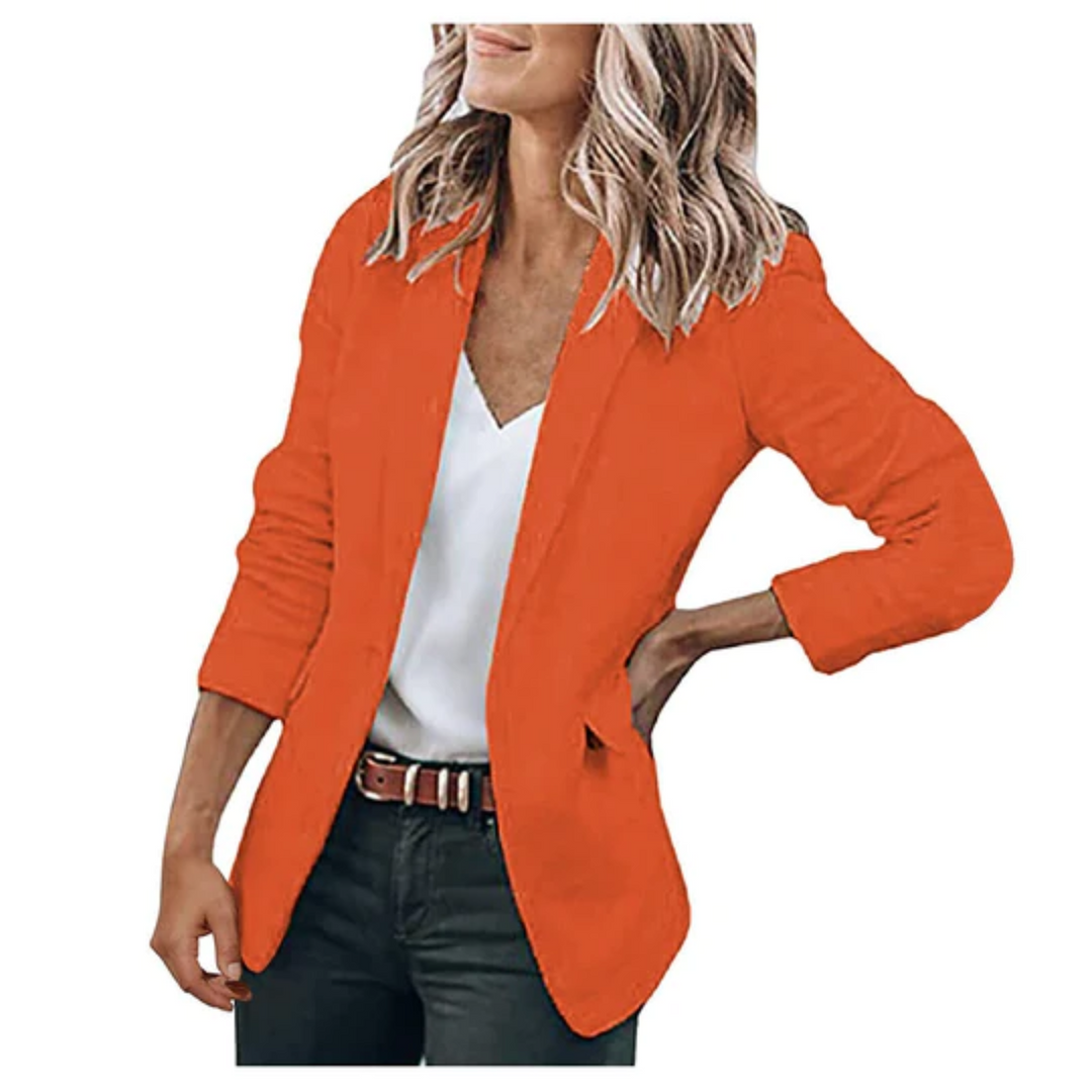 Poppy | Women Buttonless Open Front Blazer