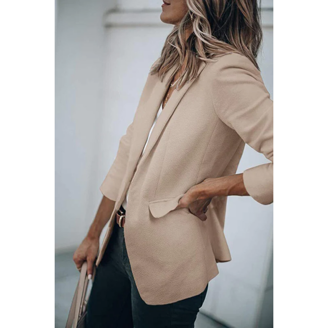 Poppy | Women Buttonless Open Front Blazer