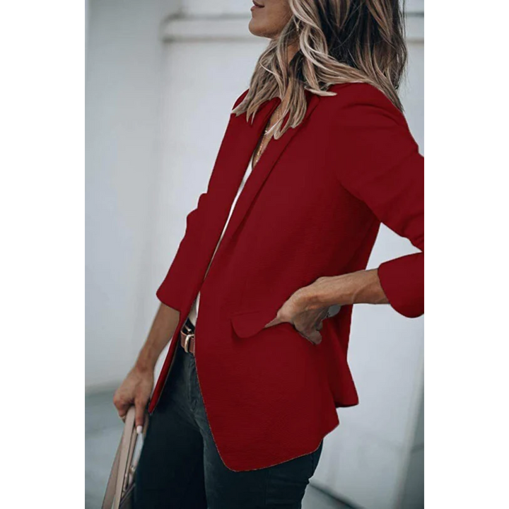 Poppy | Women Buttonless Open Front Blazer