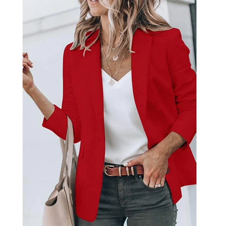 Poppy | Women Buttonless Open Front Blazer