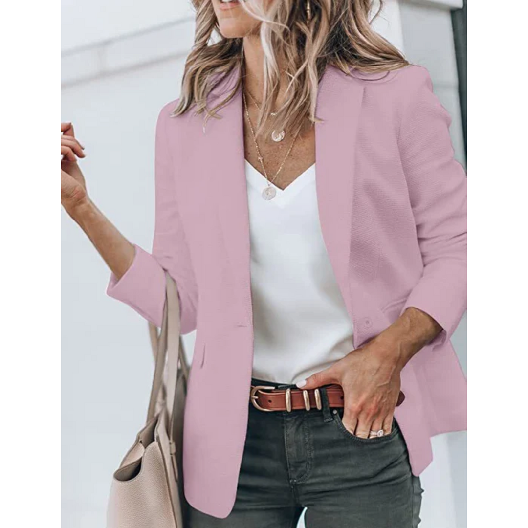Poppy | Women Buttonless Open Front Blazer