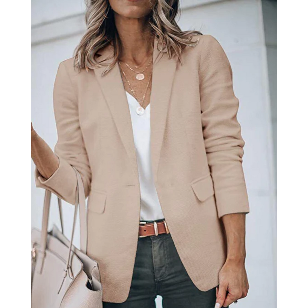 Poppy | Women Buttonless Open Front Blazer