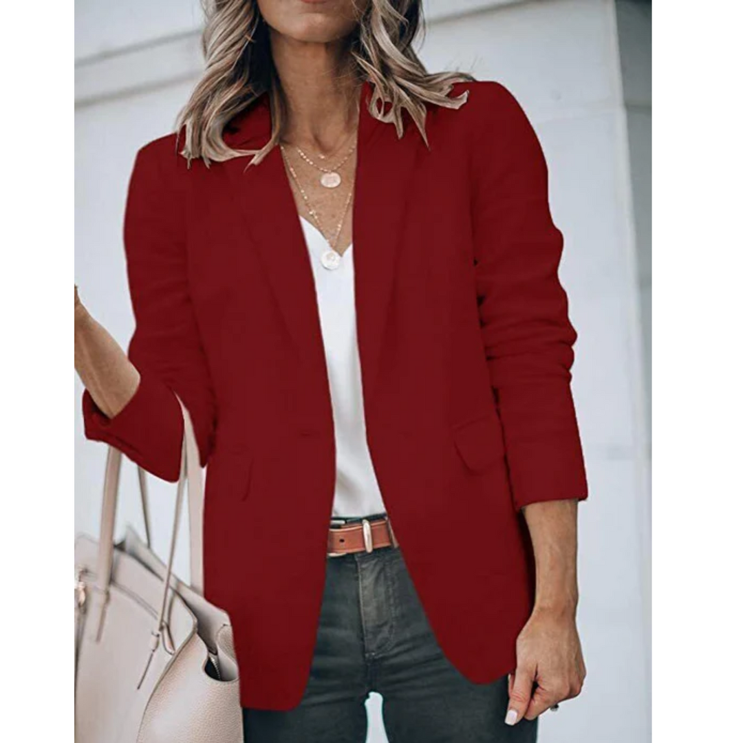 Poppy | Women Buttonless Open Front Blazer