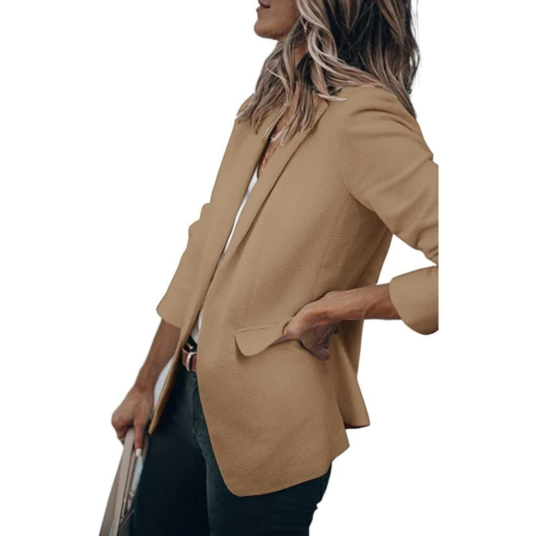 Poppy | Women Buttonless Open Front Blazer