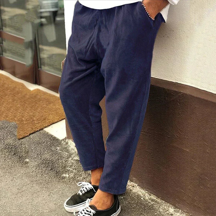 James | Men Relaxed Fit Ankle Casual Pants
