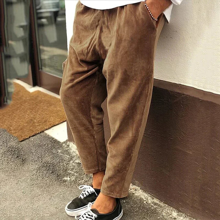 James | Men Relaxed Fit Ankle Casual Pants