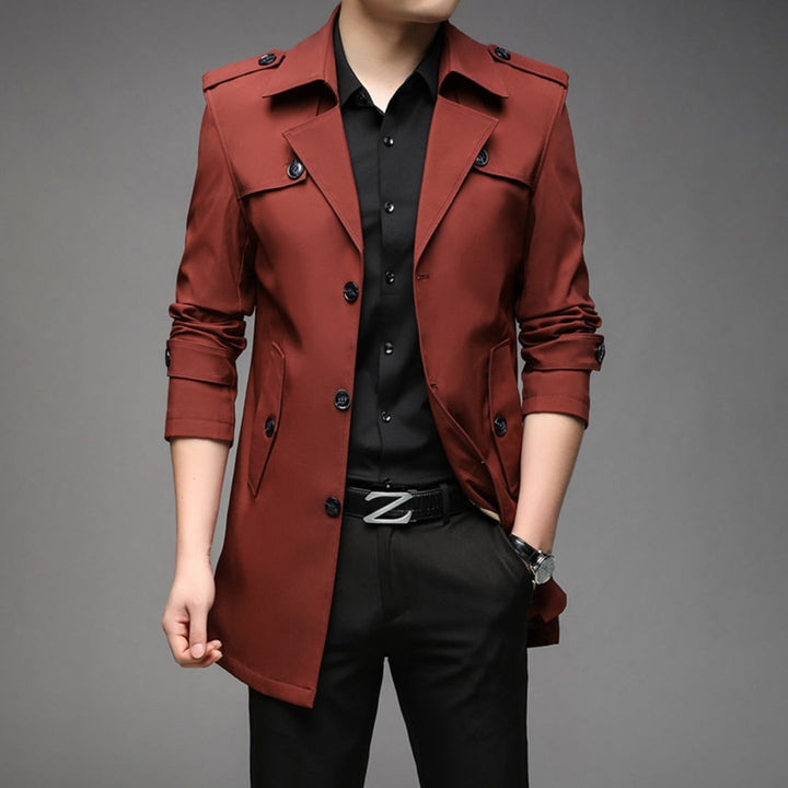 George | Men’s Classic Double-Breasted Trench Coat