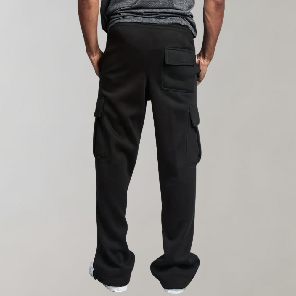 David | Men’s Drawstring Cargo Jogger Pants for Comfort