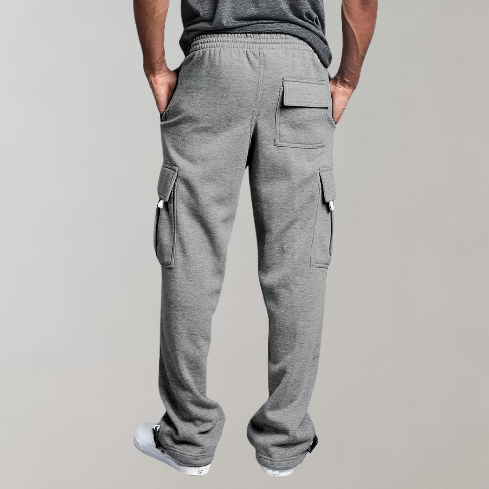 David | Men’s Drawstring Cargo Jogger Pants for Comfort
