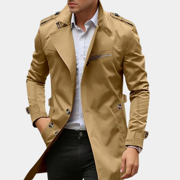 Jason | Men’s Stylish Trench Coat for Winter