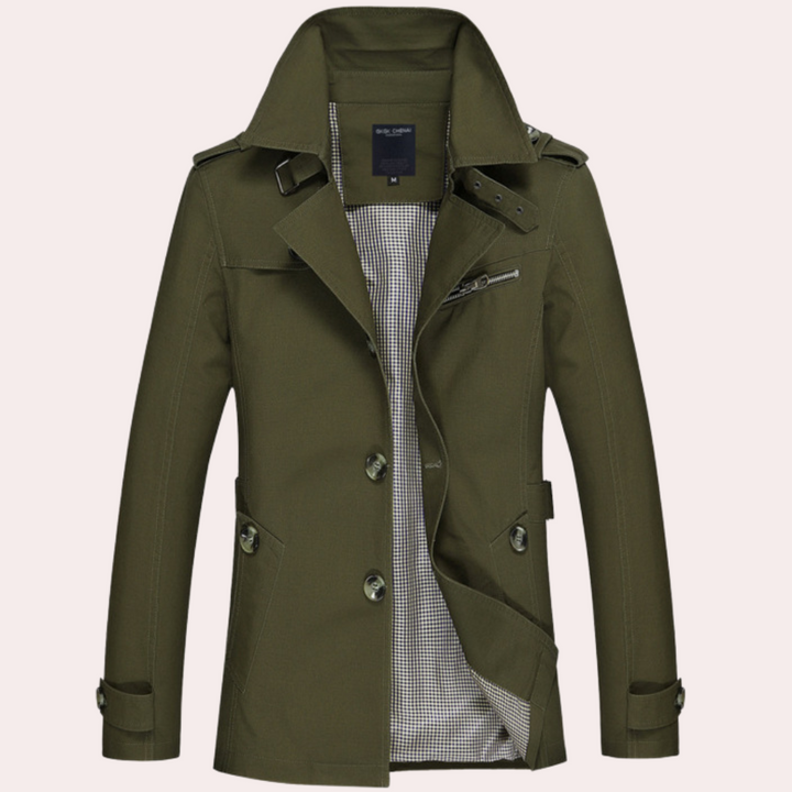Jason | Men’s Stylish Trench Coat for Winter