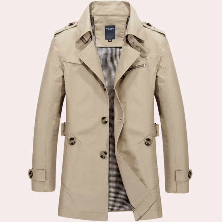 Jason | Men’s Stylish Trench Coat for Winter