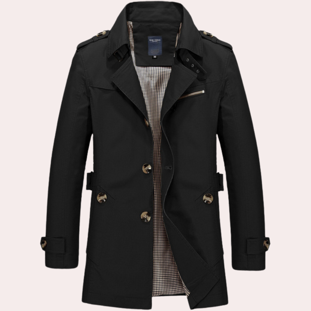 Jason | Men’s Stylish Trench Coat for Winter