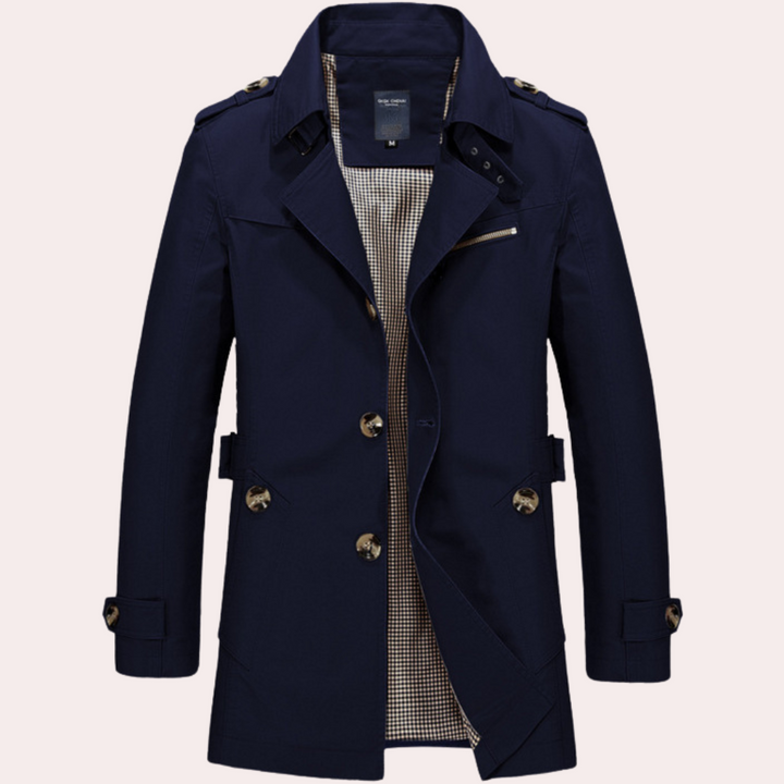 Jason | Men’s Stylish Trench Coat for Winter