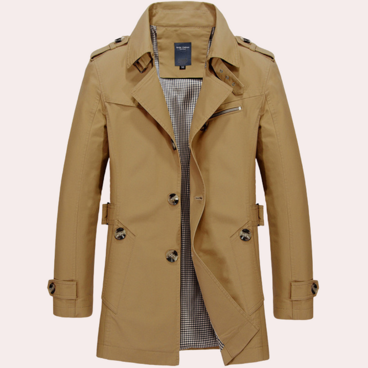 Jason | Men’s Stylish Trench Coat for Winter