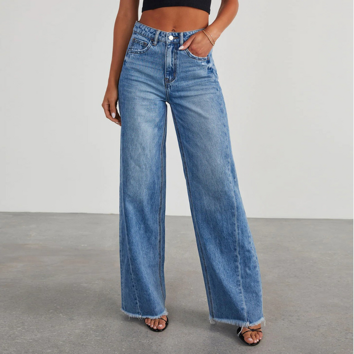Alice | Women’s Relaxed Fit Wide-Leg Denim Jeans