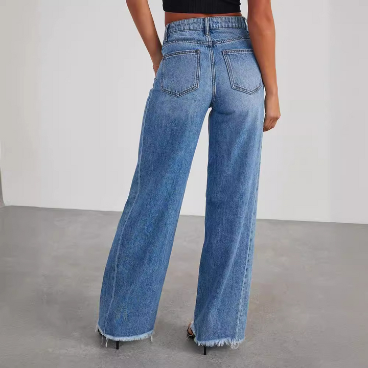 Alice | Women’s Relaxed Fit Wide-Leg Denim Jeans