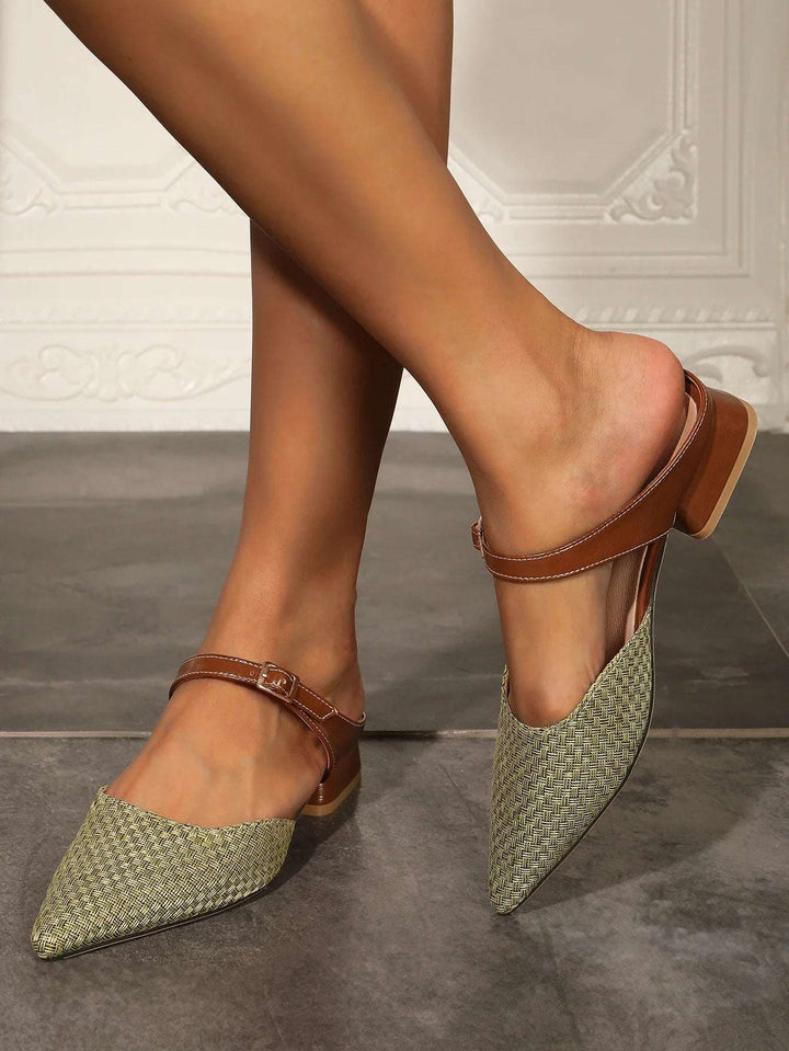 Cambria | Woven Mules
