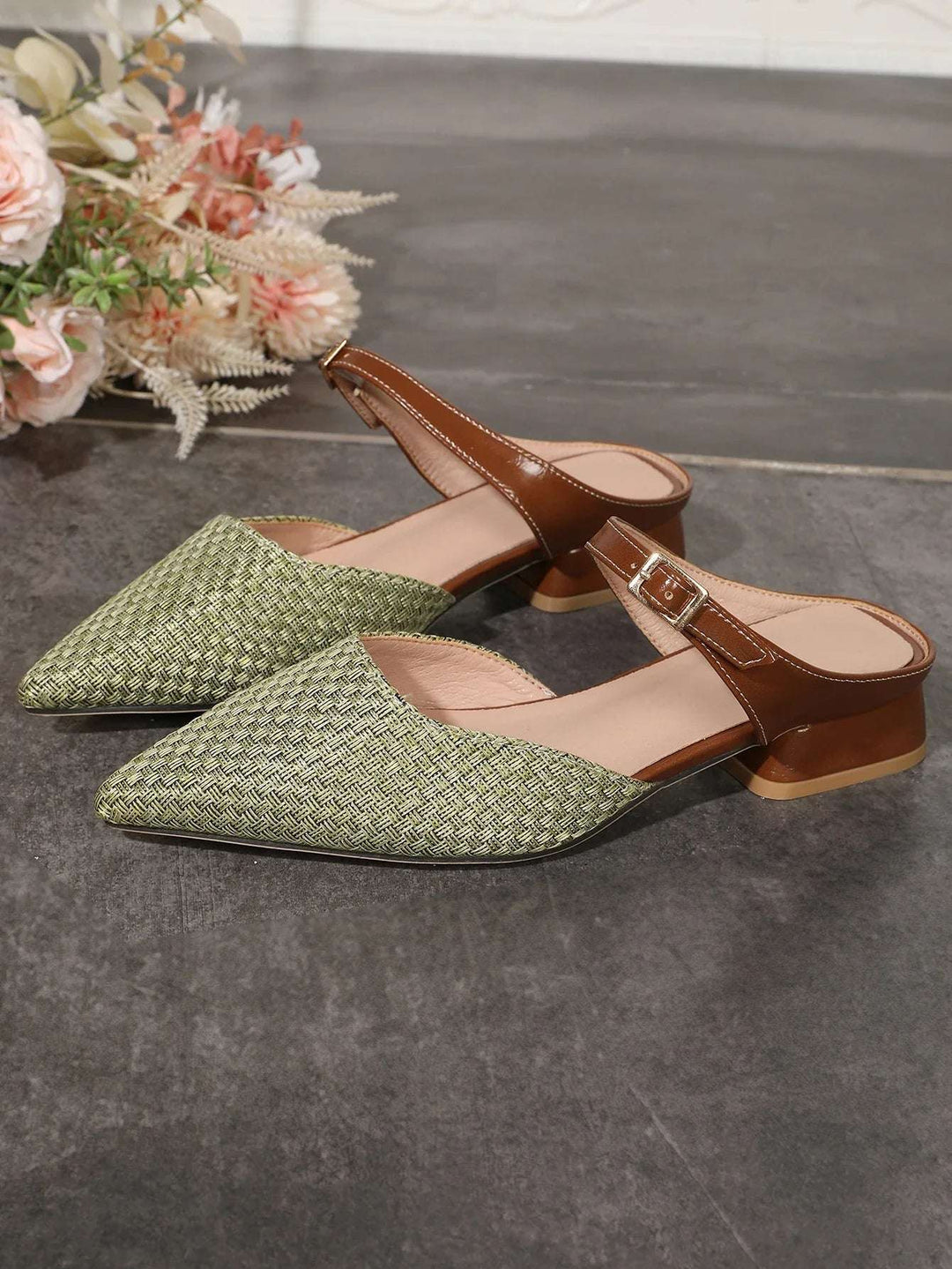 Cambria | Woven Mules