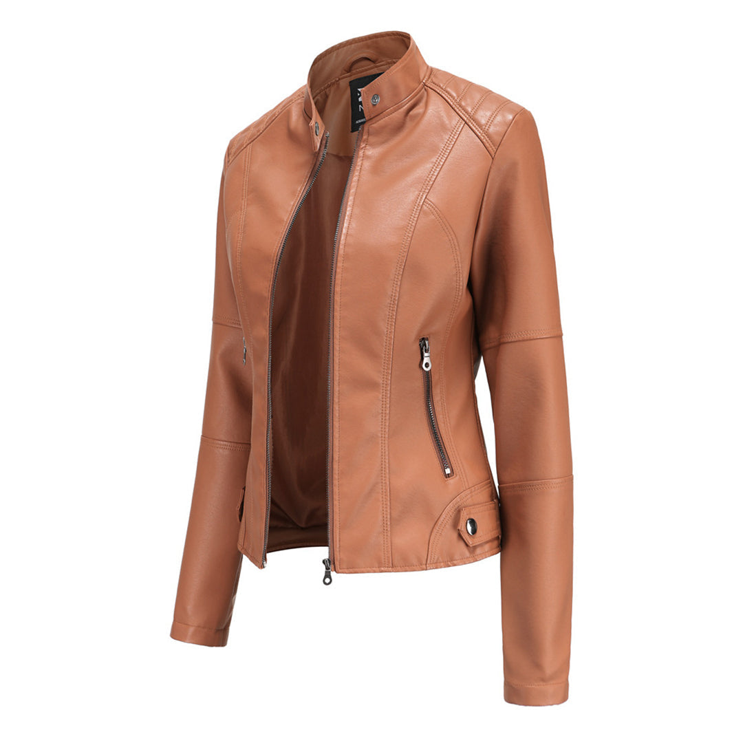 Lydia | Women’s Slim Fit Zipper Front Jacket