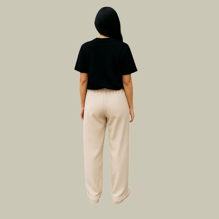 Ava | Women Relaxed Fit High Waist Classic Wool Trousers
