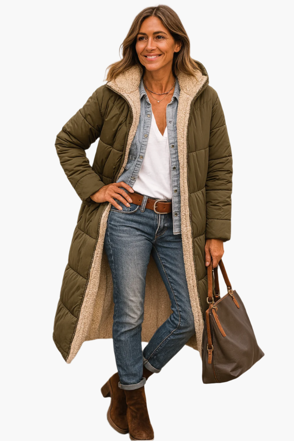 Samantha | Women’s Long Hooded Winter Coat