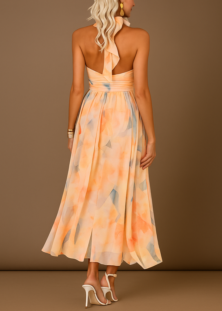 Cheryl | Pastel Dream Flowing Maxi Dress