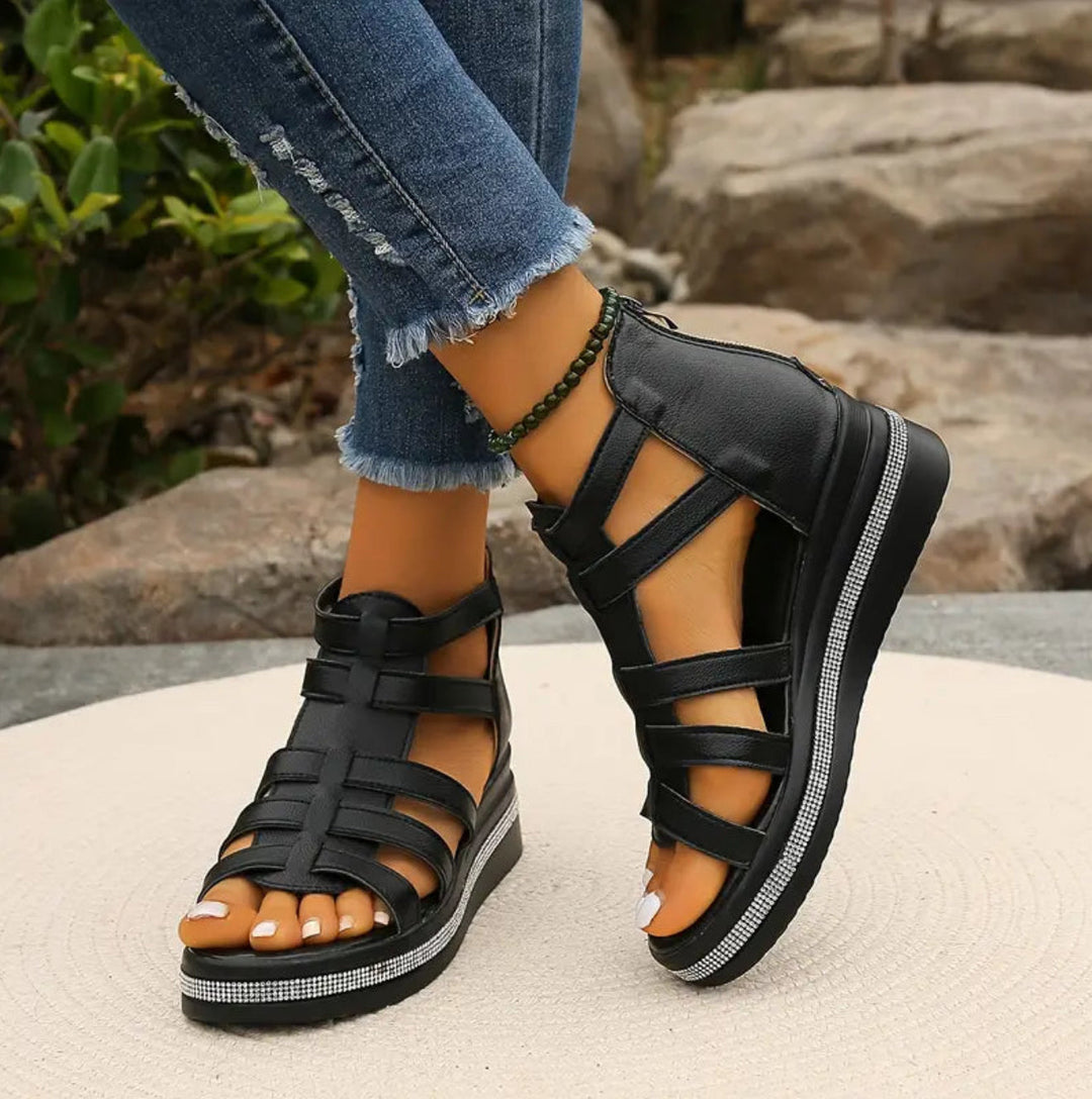 Chloe | Elegant Wedge Sandals