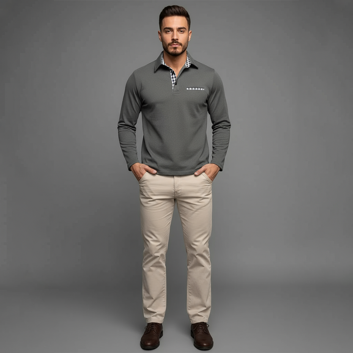 Scott | Men’s Winter Long-Sleeve Polo Shirt