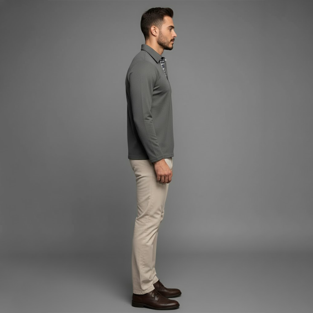 Scott | Men’s Winter Long-Sleeve Polo Shirt